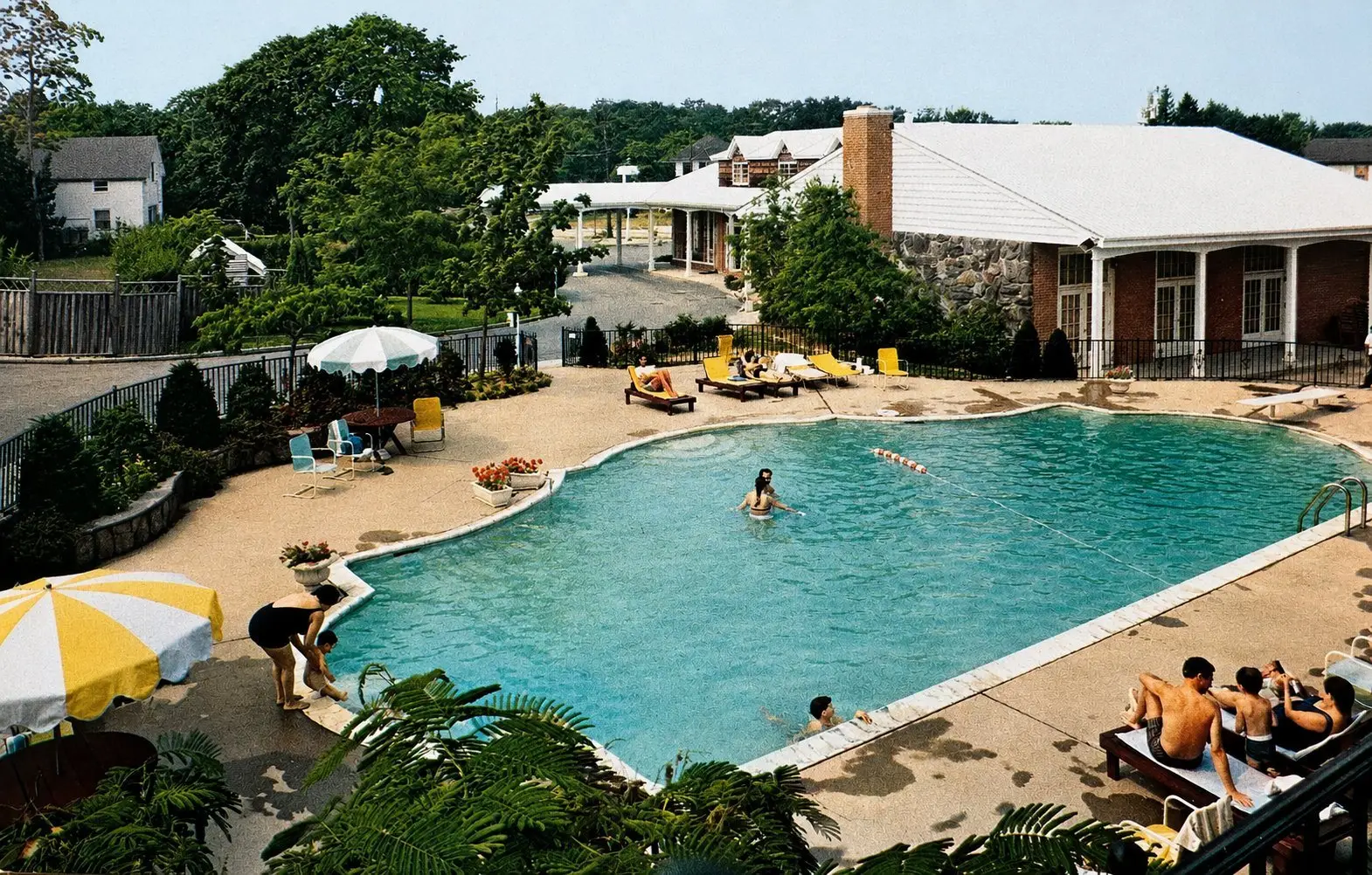 The classic pool at Budget Host Inn East End, a Riverhead landmark since the 1960s